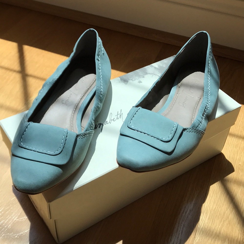 Elizabeth and James suede ballet flats